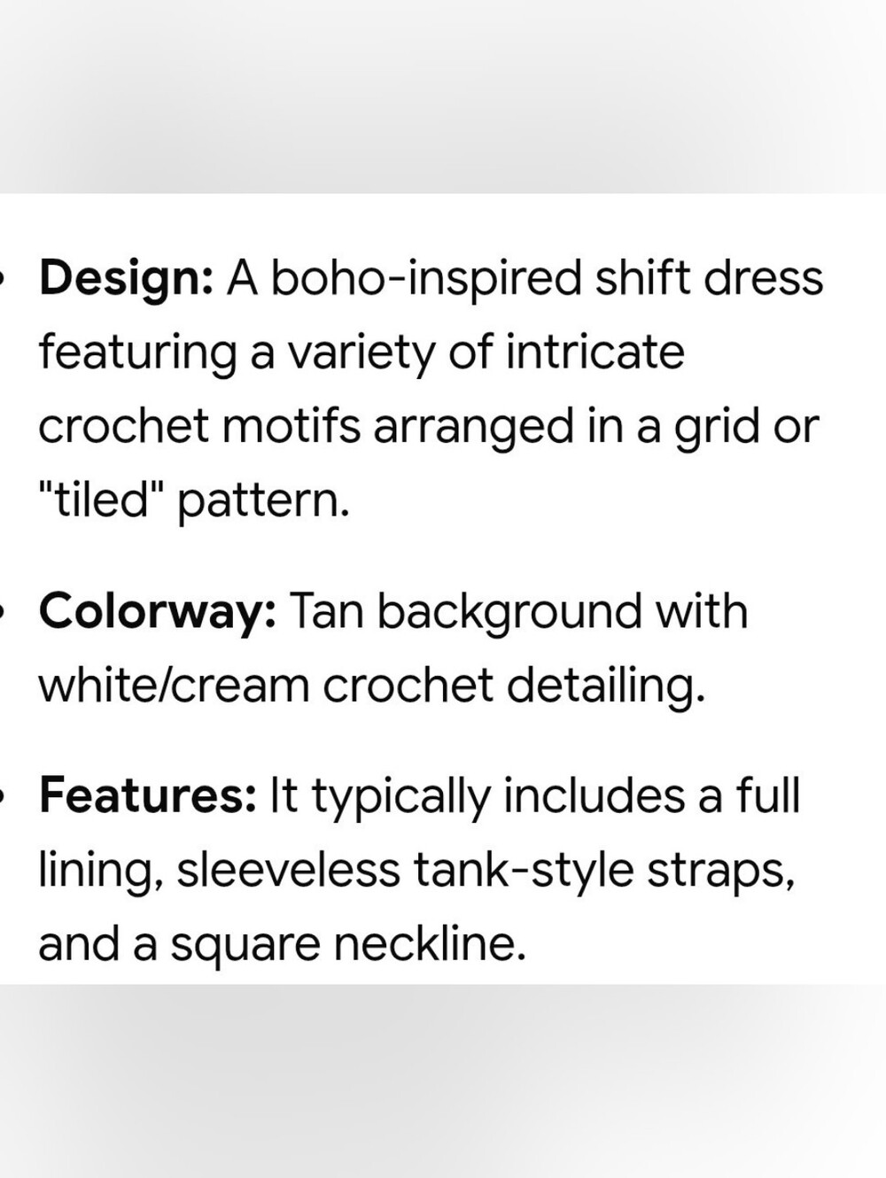 LOFT- Crochet Tank Mini Dress - Picture 11 of 11